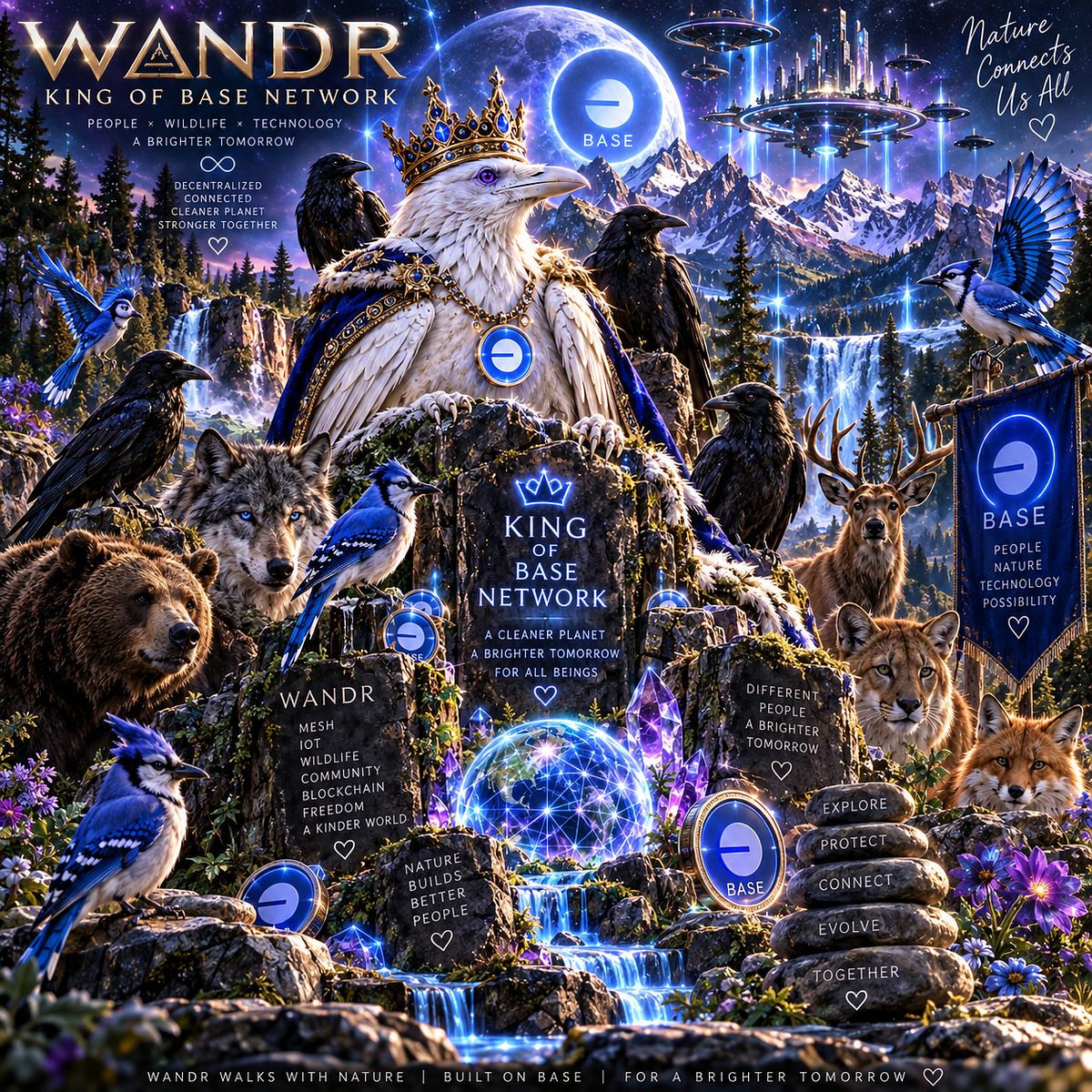 WANDR — King of the Base Network 👑🪶💙