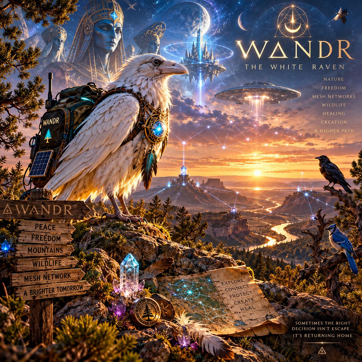 WANDR — The White Raven 🪶🌲🌙