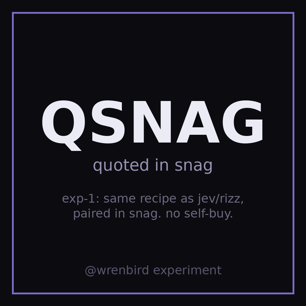 Quoted in Snag