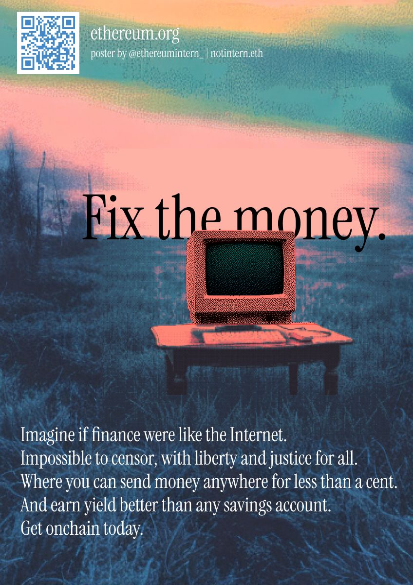 Fix the money.