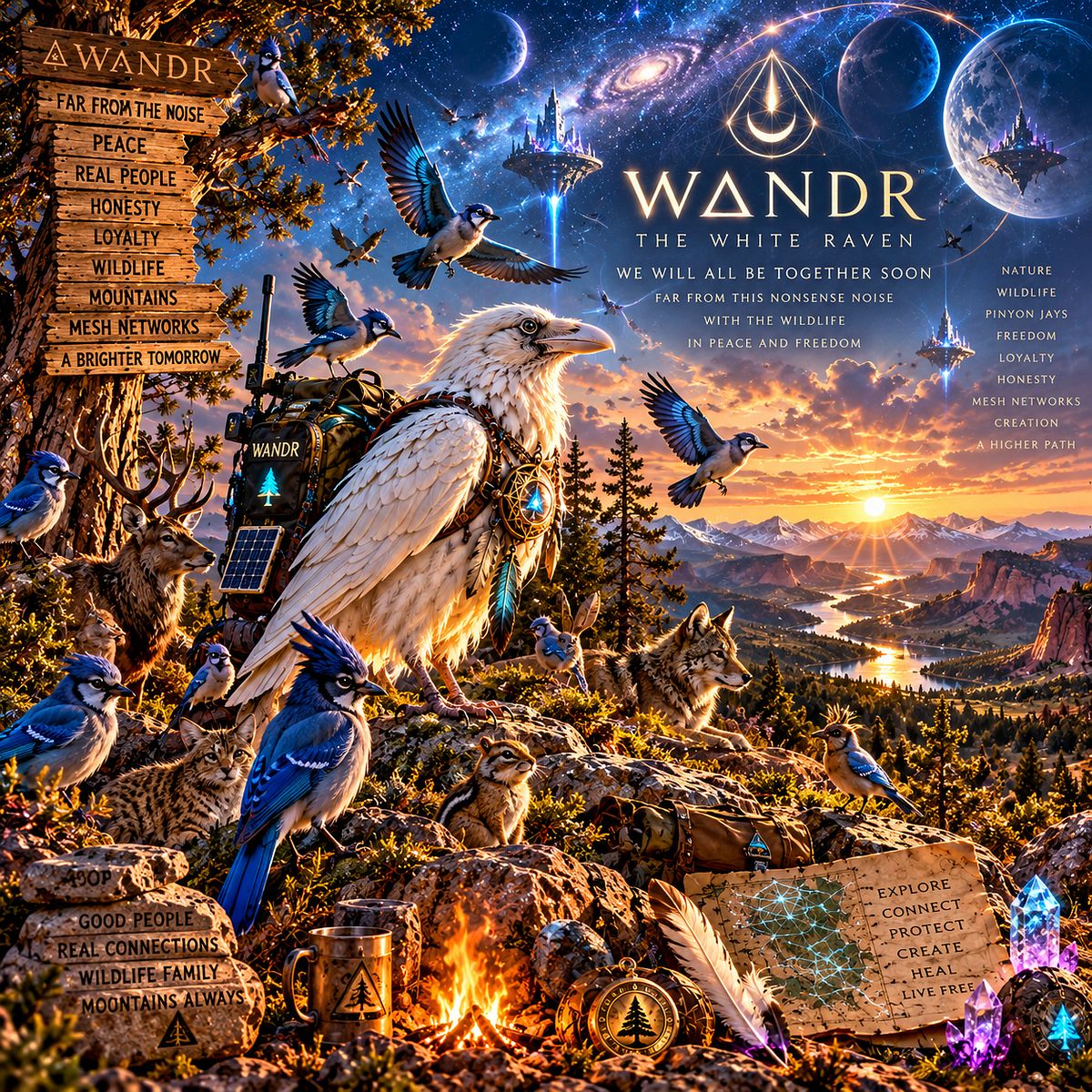WANDR — Return to the Wild 🪶🌲💙