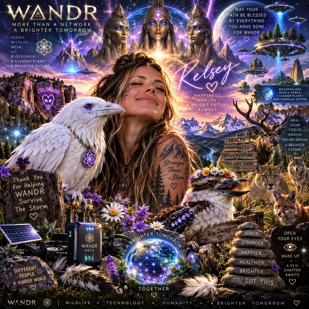 WANDR — Kelsey: Through the Storm, Into the Light 🪶💜🌕✨