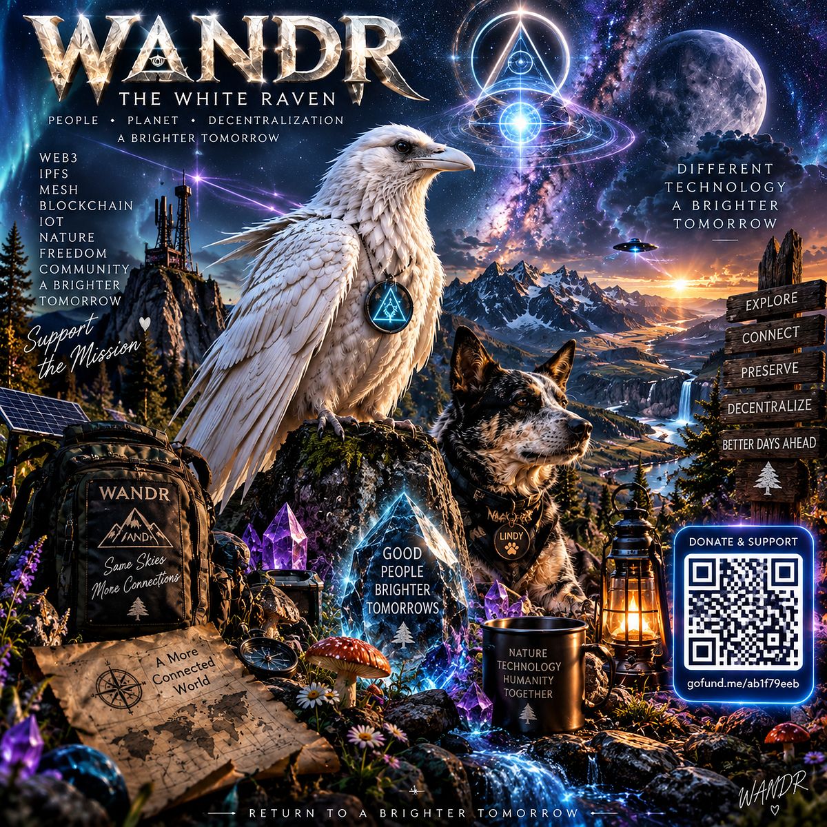 🪶 WANDR the White Raven — Return to a Brighter Tomorrow